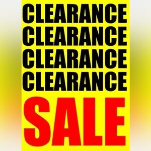 Clearance sale for the holiday will be restocking 15%on bundle of 2 items.